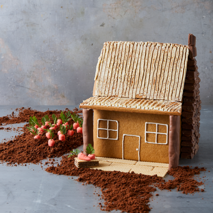 Gingerbread farmhouse